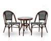 King Home Cafe Paris Alumínium Rattan Szék Dióbarna UV-álló