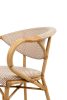 King Home Bistro Paris Karfás Szék Világosbarna Rattan