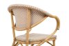 King Home Bistro Paris Karfás Szék Világosbarna Rattan