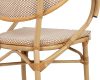 King Home Bistro Paris Karfás Szék Világosbarna Rattan