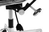 King Home Aeron Prestige Plus Irodai Szék Valódi Bőr Fekete Króm