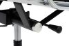 King Home Aeron Prestige Plus Irodai Szék Valódi Bőr Fekete Króm