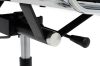 King Home Aeron Prestige Plus Irodai Szék Valódi Bőr Fekete Króm