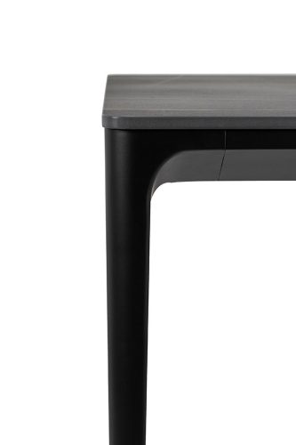 King Home Slim 200 Kerámia Étkezőasztal Fekete Márvány