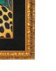 King Home Pearls Leopard Luxus Művészeti Kép Gyöngy Díszítéssel