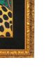 King Home Pearls Leopard Luxus Művészeti Kép Gyöngy Díszítéssel