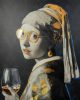 King Home Pearls and Wine Modern Művészeti Nyomat 106x140