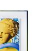 King Home Fancy Apollo Modern Művészeti Nyomat Kék-Sárga Akril Keretben