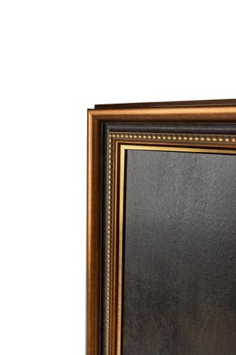 King Home Mustache Brush Reneszánsz Portré Vászonkép Arany Kerettel