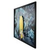 King Home Big City Skater New York Városkép Vászonkép Sárga 130x130