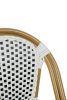 King Home Cafe Paris Alumínium Rattan Szék Fehér