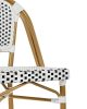 King Home Cafe Paris Alumínium Rattan Szék Fehér
