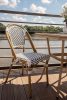 King Home Cafe Paris Alumínium Rattan Szék Fehér
