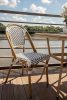King Home Cafe Paris Alumínium Rattan Szék Fehér