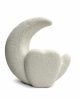 King Home MOON Gyerek Fotel Fehér Plüss Hold