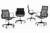 King Home Aeron Prestige Plus Valódi Bőr Irodai Szék Fekete