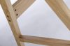 King Home Riva Scandic Íróasztal MDF Fehér Tölgyfa Lábakkal