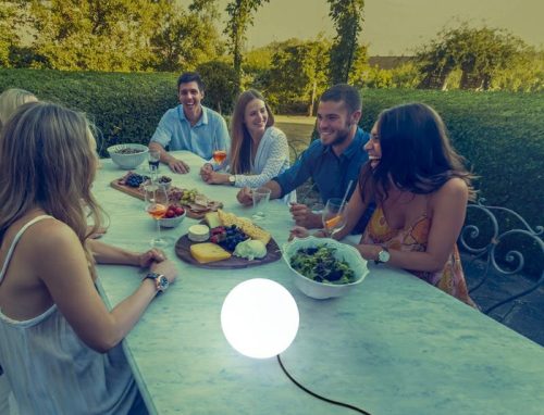 New Garden Buly 50 Kültéri LED Gömblámpa Fehér