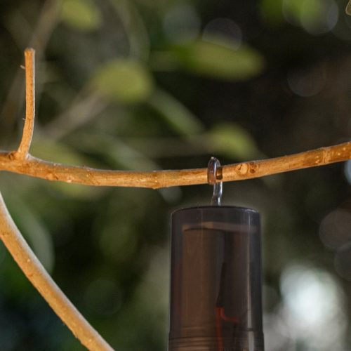 New Garden Saona 50 Akkumulátoros Függőlámpa Természetes Fonott