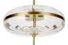 King Home Chaplin 360 LED Függőlámpa Üveg Réz