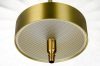 King Home Chaplin 360 LED Függőlámpa Üveg Réz
