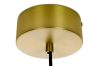 King Home Chaplin 360 LED Függőlámpa Üveg Réz