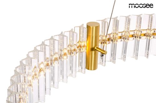 Moosee Saturnus 70 LED Kristály Függőlámpa Arany