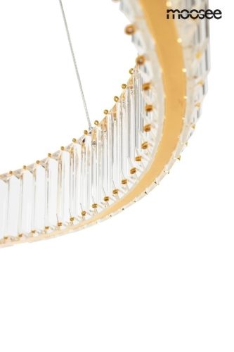 MOOSEE Liberty 100 Kristály Függőlámpa Arany LED