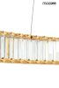 MOOSEE Liberty 100 Kristály Függőlámpa Arany LED