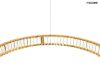 MOOSEE Liberty 100 Kristály Függőlámpa Arany LED