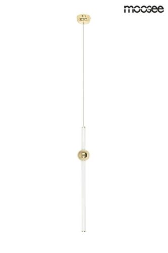 Moosee Libra 60 IN Függőlámpa Üveg-Acél Fehér-Arany LED