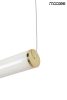 Moosee Libra 60 IN Függőlámpa Üveg-Acél Fehér-Arany LED