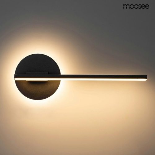 Moosee Horizon LED Fali Lámpa Fekete Minimalista