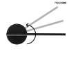 Moosee Horizon LED Fali Lámpa Fekete Minimalista