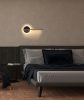 Moosee Horizon LED Fali Lámpa Fekete Minimalista