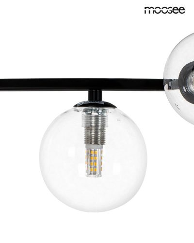 MOOSEE Alure Line Twin 90 Függesztett LED Lámpa Fekete