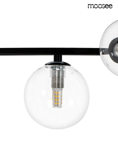 Moosee Alure Line Twin 120 Függőlámpa Fém Fekete LED