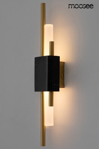 Moosee Evans Márvány Fali Lámpa Fekete-Arany LED