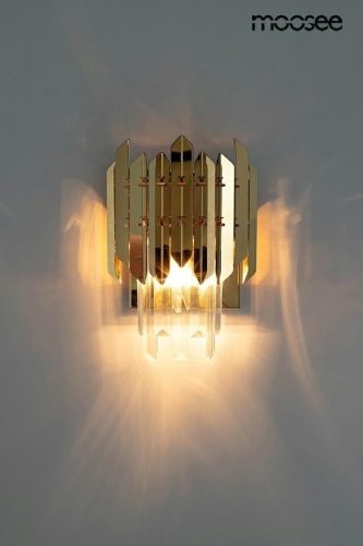 Moosee Majestic Kristály Fali Lámpa Arany