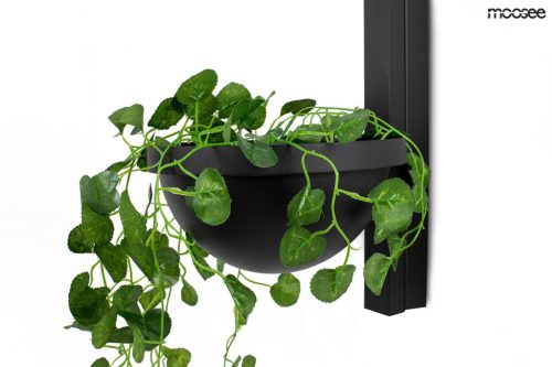 Moosee Plant Wall Fekete Fali Lámpa Növénytartóval
