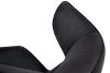 King Home VITA Forgó Fotel Velvet/PU Bőr Fekete