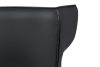 King Home VITA Forgó Fotel Velvet/PU Bőr Fekete