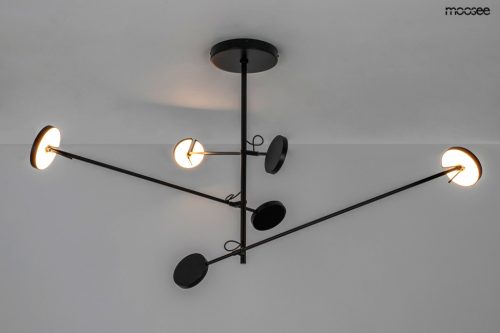 Moosee Bobbie 3 Modern Állítható LED Függőlámpa Fekete