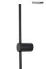 Moosee Ombre 100 LED Fali Lámpa Acél Fekete Minimalista
