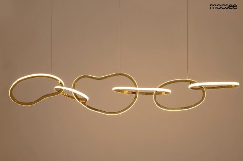 MOOSEE Jazz 6 LED Függőlámpa Arany Gyűrűs