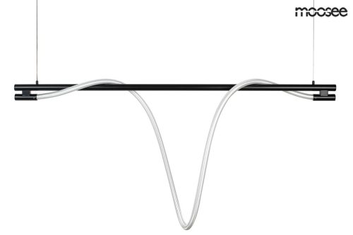 MOOSEE Serpiente 120 LED Függőlámpa Fekete-Fehér Hullámos