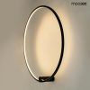 Moosee HOOP 80 Kör Alakú LED Fali Lámpa Fekete