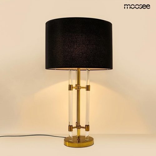 Moosee Moxy Asztali Lámpa Üveg Arany-Fekete Elegáns