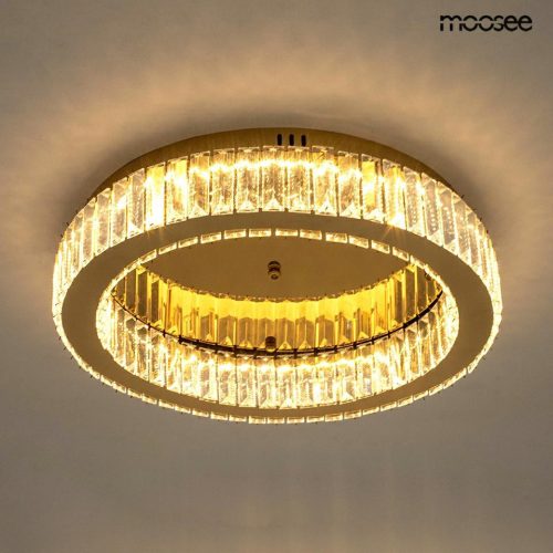 Moosee Borra Kristály Mennyezeti Lámpa Arany LED