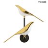Moosee Bird Twin Arany-Fehér LED Fali Lámpa